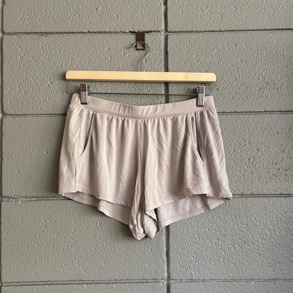 Eberjey Finley Not So Basic Short in Soft Grey size S